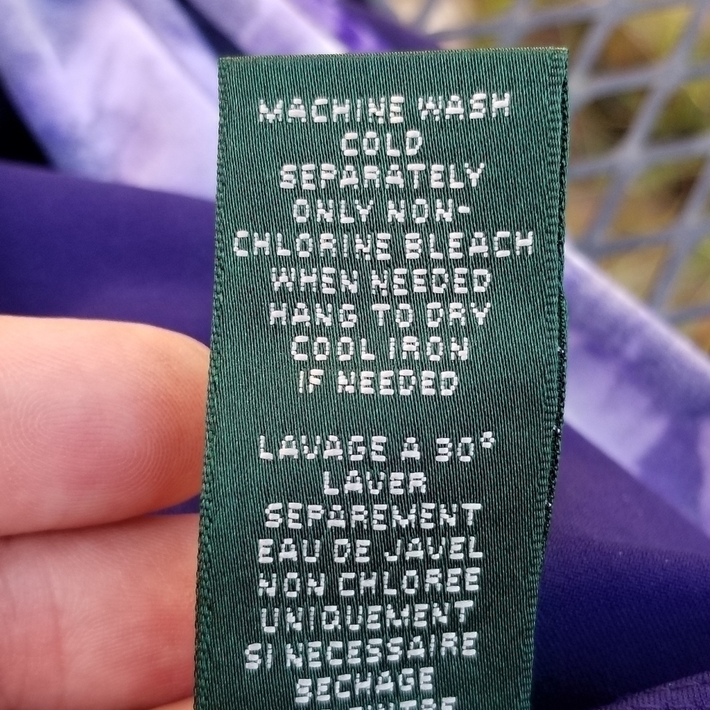 Lauren Ralph Lauren sleeveless blue purple floral cowl neck sheath dress size 4 - Picture 6 of 7